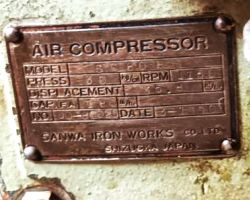 SANWA SC80H AIR COMPRESSOR X2